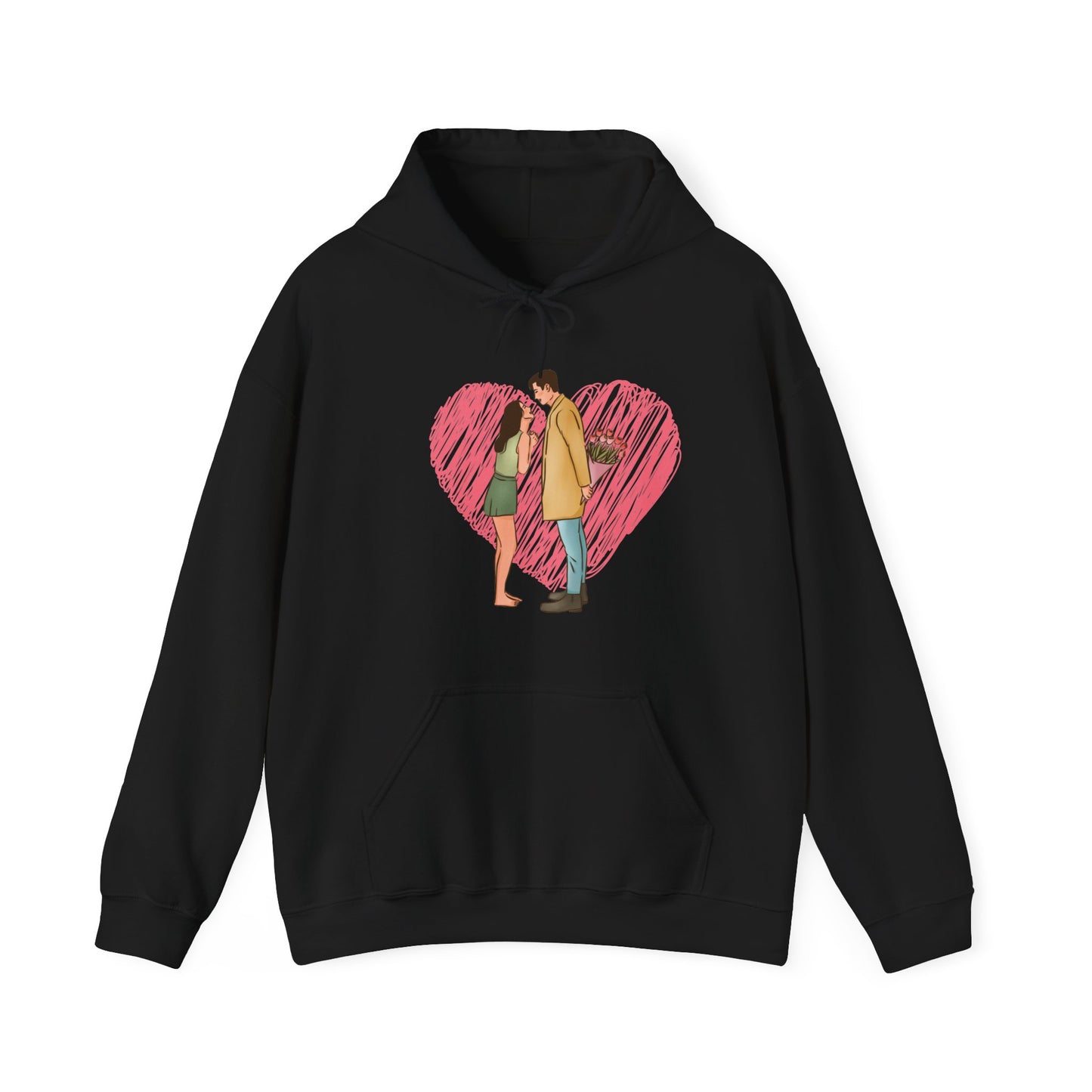 cute couple love | Couple goals | Unisex Heavy Blend™ Hooded Sweatshirt