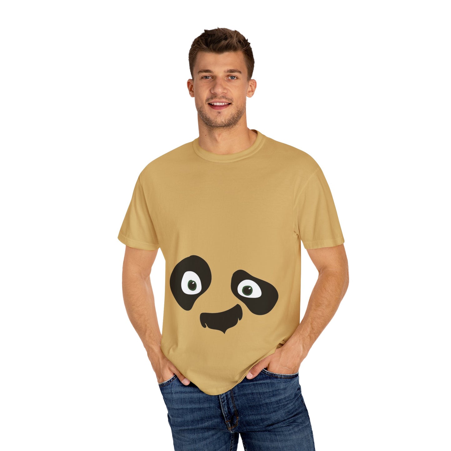 cute panda expressions Unisex Garment-Dyed T-shirt