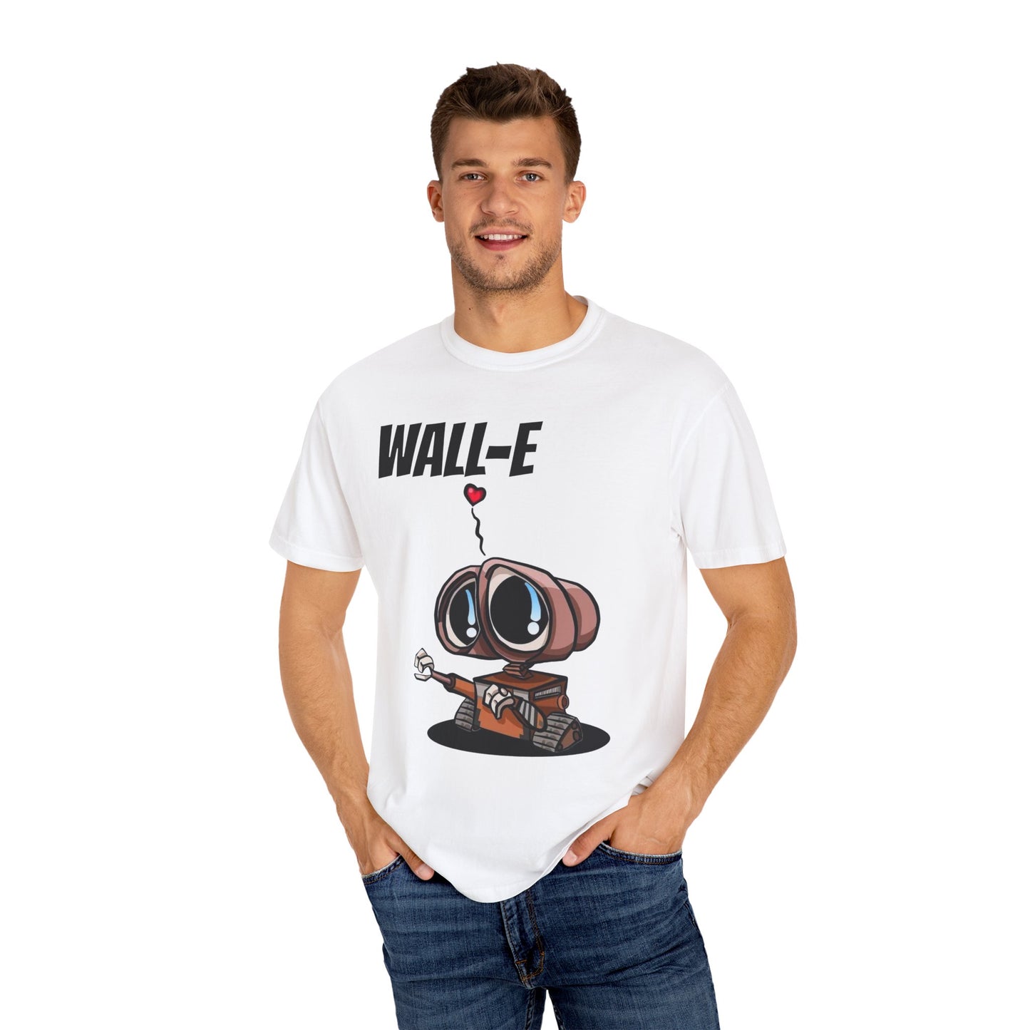 cute wall-e robot | Unisex Garment-Dyed T-shirt