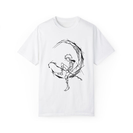 alone with moon Unisex Garment-Dyed T-shirt