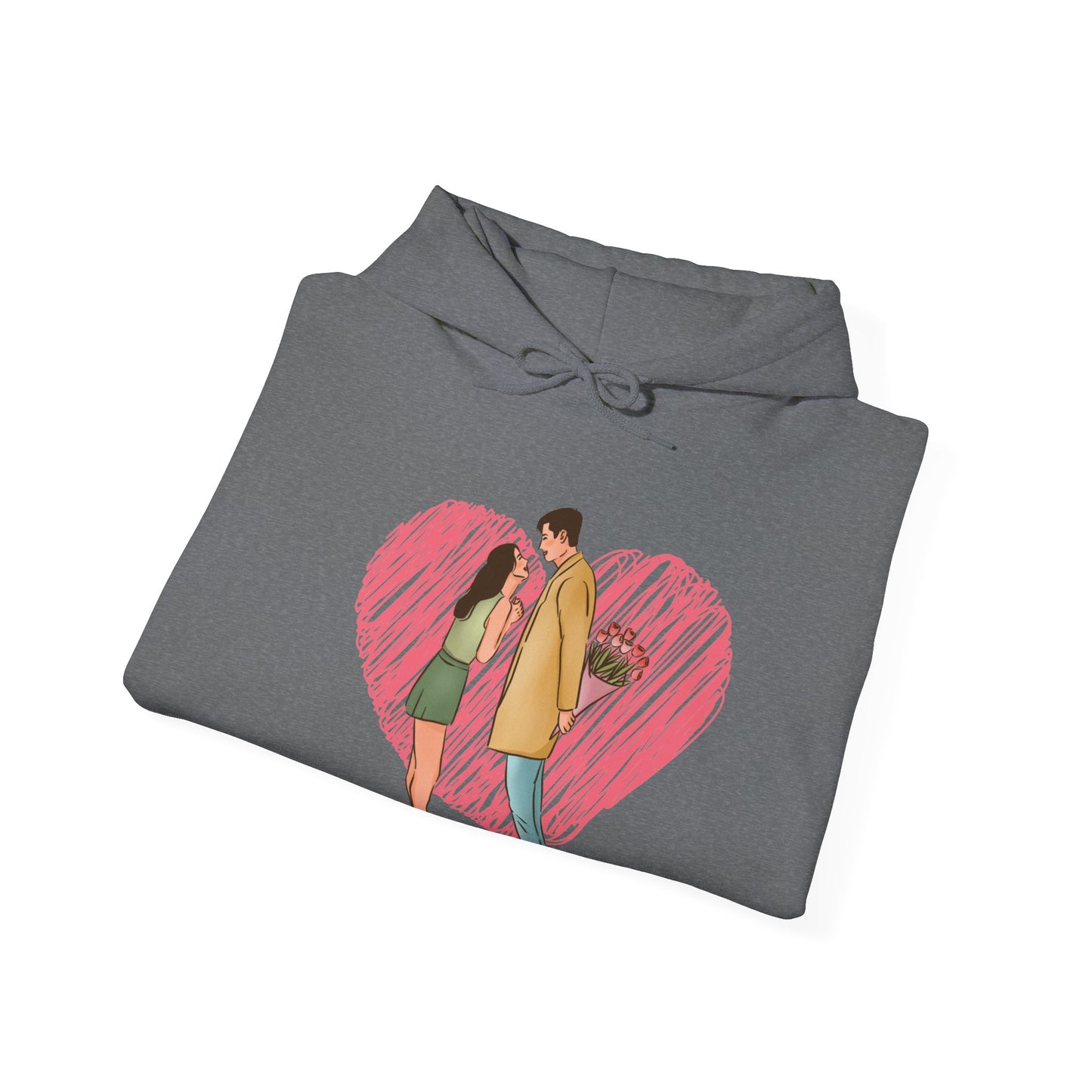 cute couple love | Couple goals | Unisex Heavy Blend™ Hooded Sweatshirt