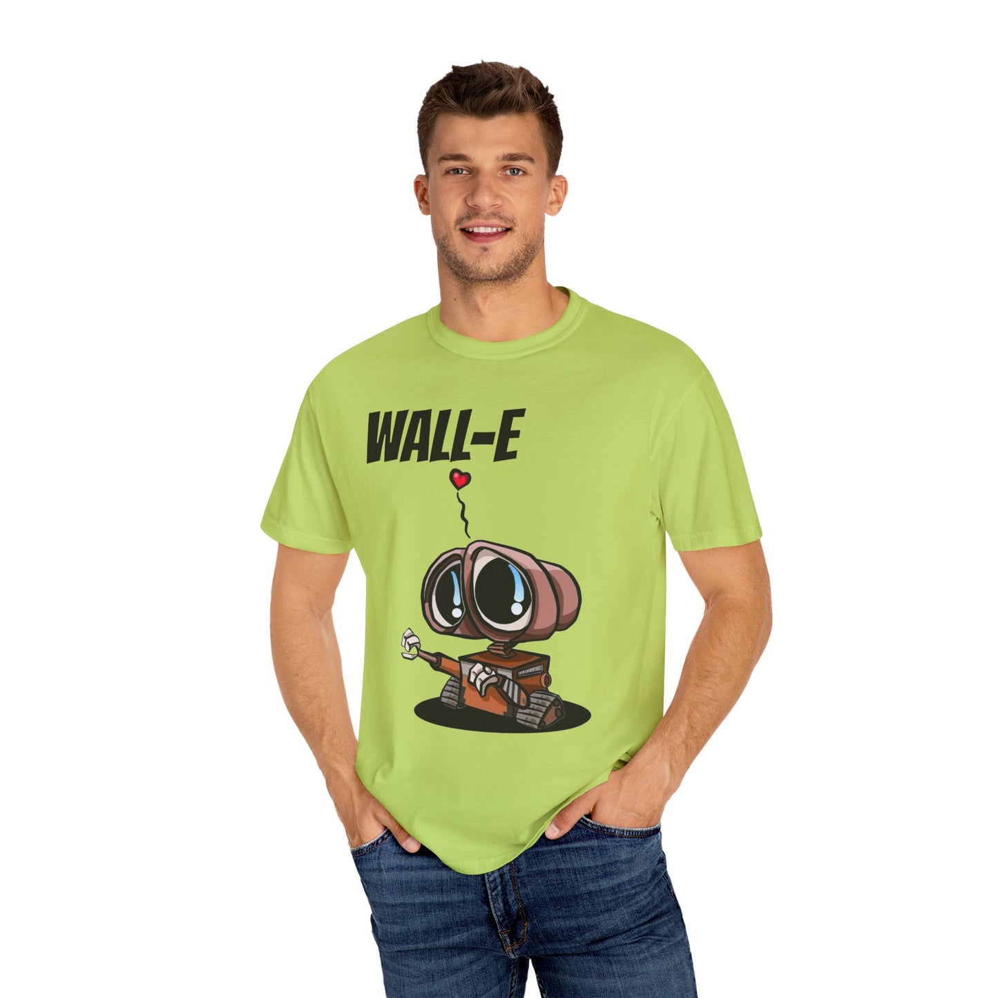 cute wall-e robot | Unisex Garment-Dyed T-shirt