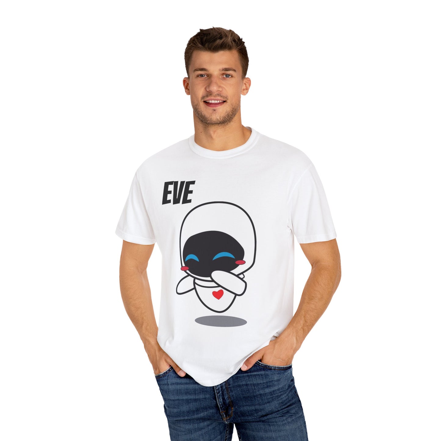 cute eve robot | Unisex Garment-Dyed T-shirt