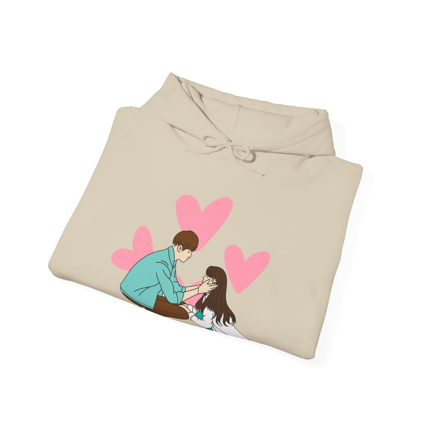 care and love | couple goals | Unisex Heavy Blend™ Hooded Sweatshirt