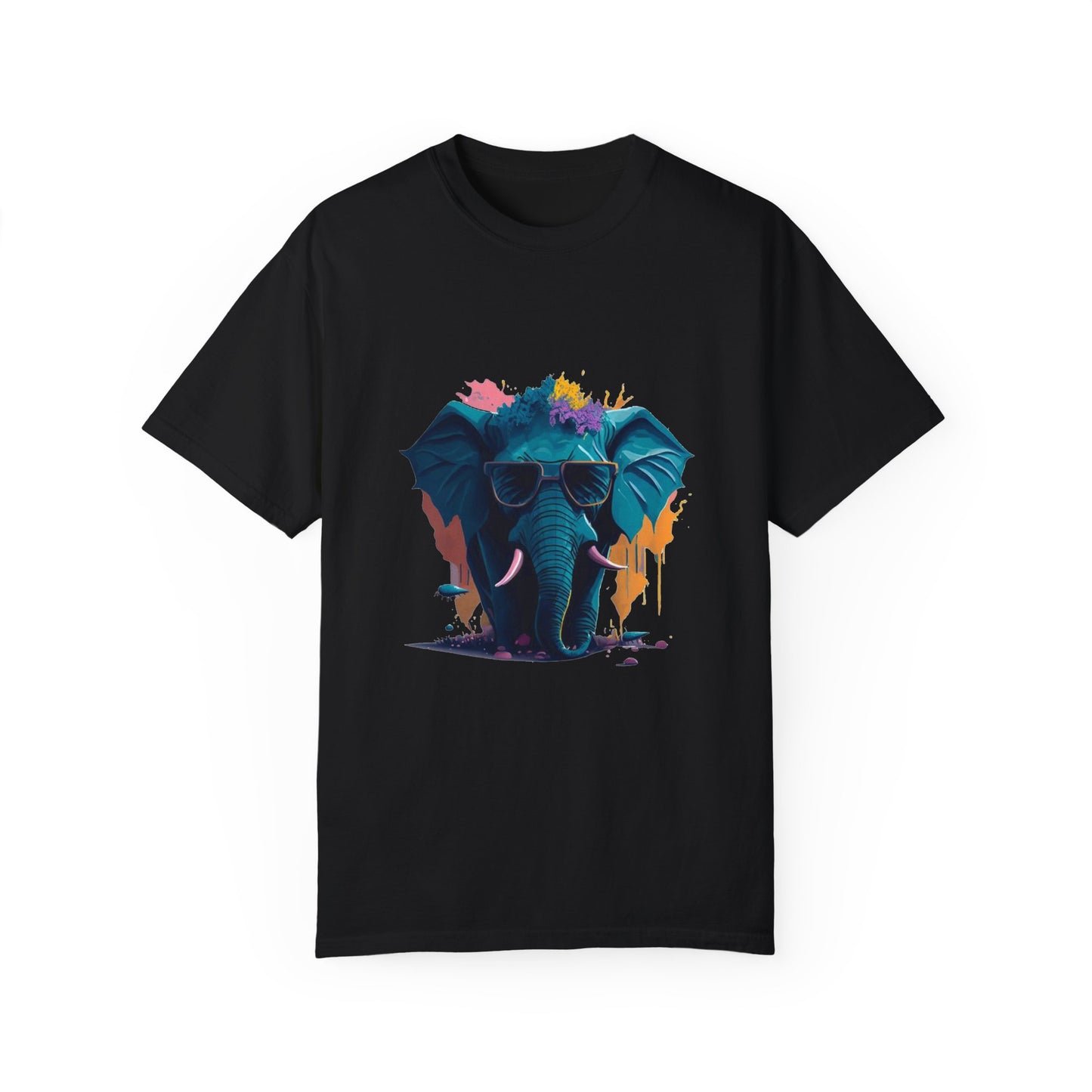 ai generated elephant mockup Unisex Garment-Dyed T-shirt