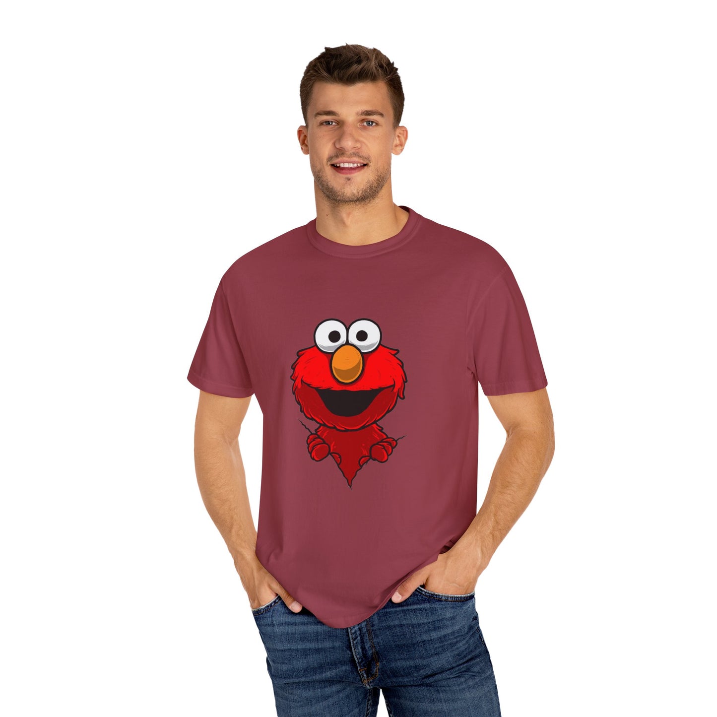 cute little monster tear | Unisex Garment-Dyed T-shirt