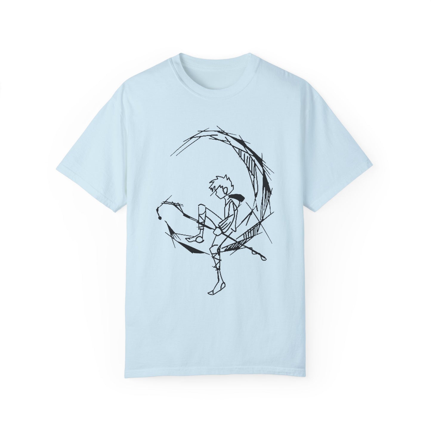 alone with moon Unisex Garment-Dyed T-shirt