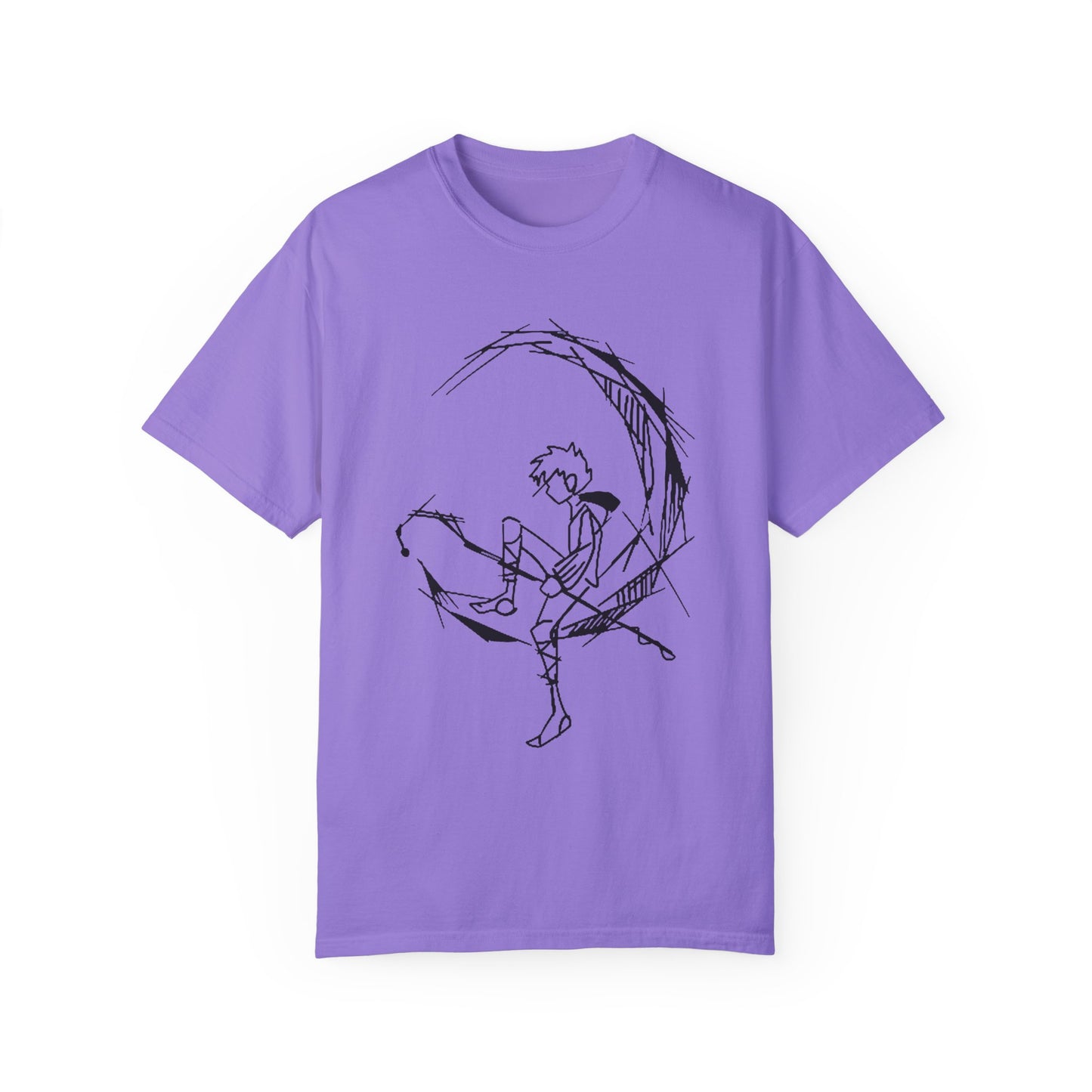 alone with moon Unisex Garment-Dyed T-shirt