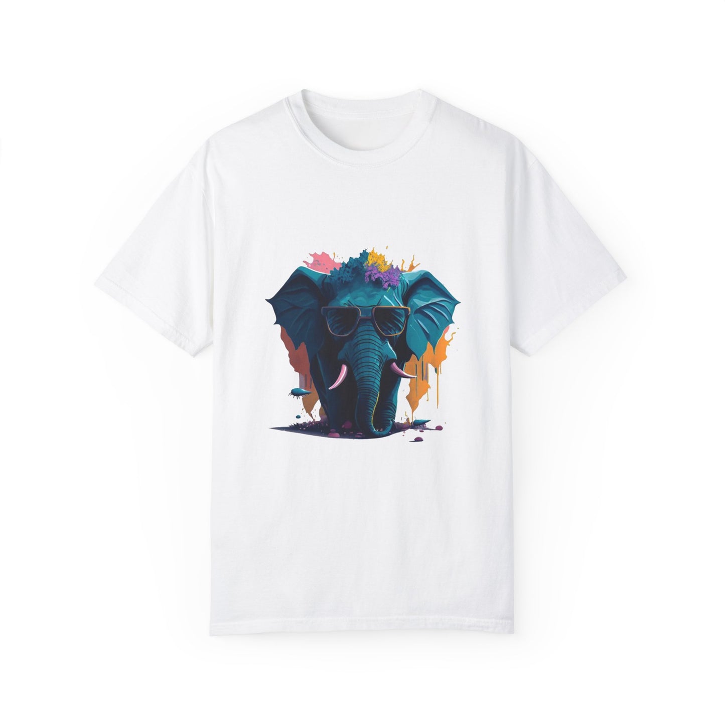 ai generated elephant mockup Unisex Garment-Dyed T-shirt