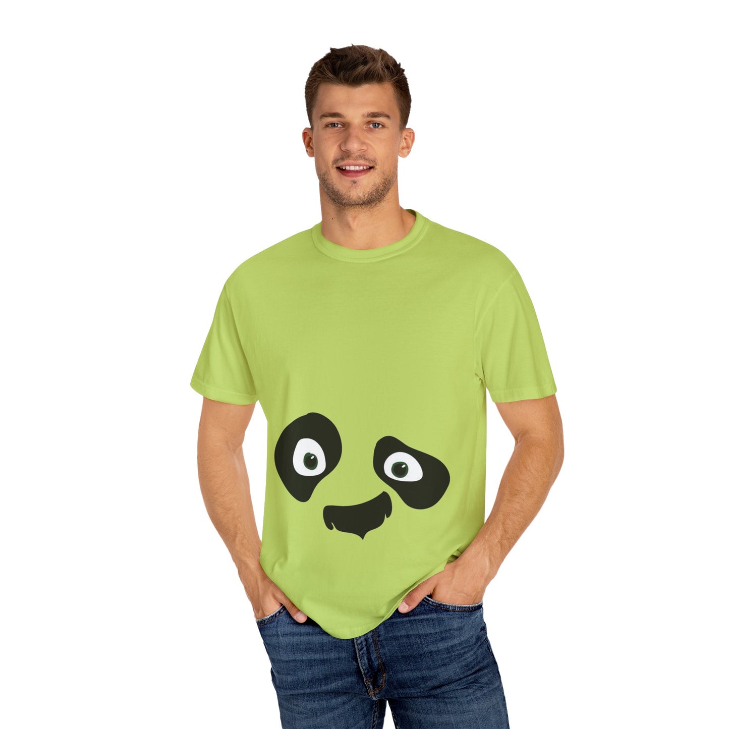 cute panda expressions Unisex Garment-Dyed T-shirt