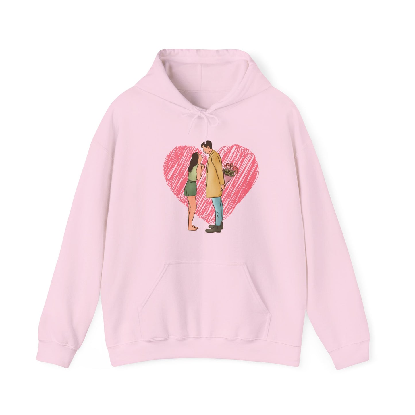 cute couple love | Couple goals | Unisex Heavy Blend™ Hooded Sweatshirt