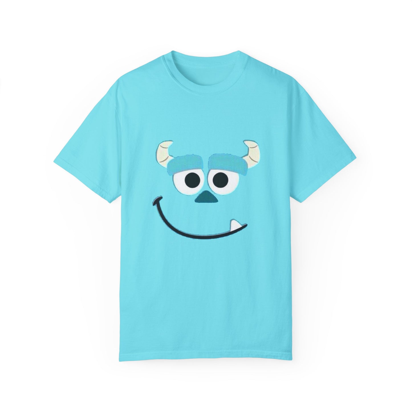 cute monster mockup design Unisex Garment-Dyed T-shirt