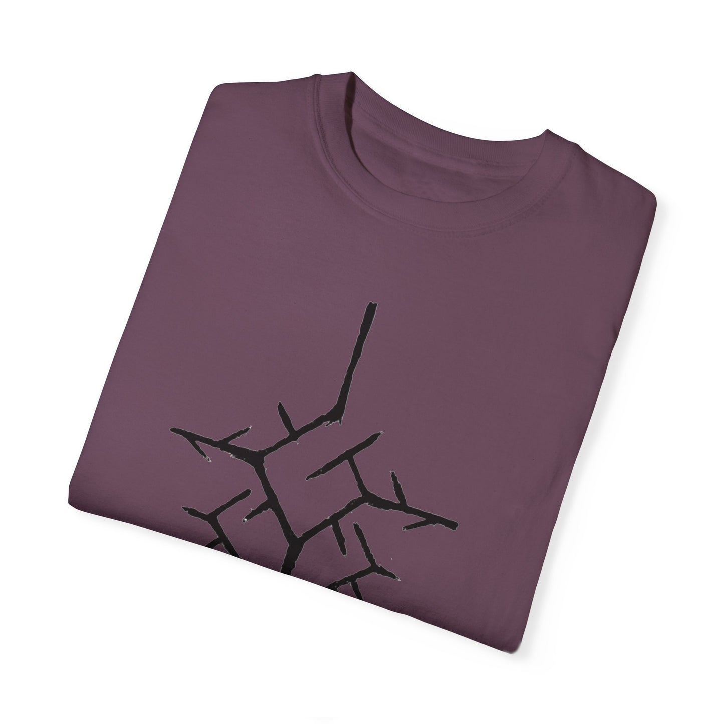 ancient temple design Unisex Garment-Dyed T-shirt