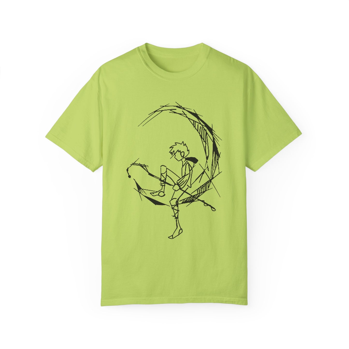 alone with moon Unisex Garment-Dyed T-shirt