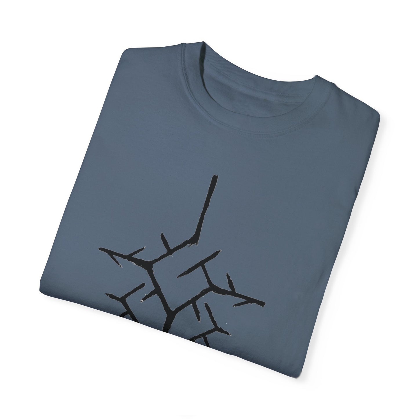 ancient temple design Unisex Garment-Dyed T-shirt