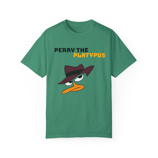 Platypus agent mockup Unisex Garment-Dyed T-shirt