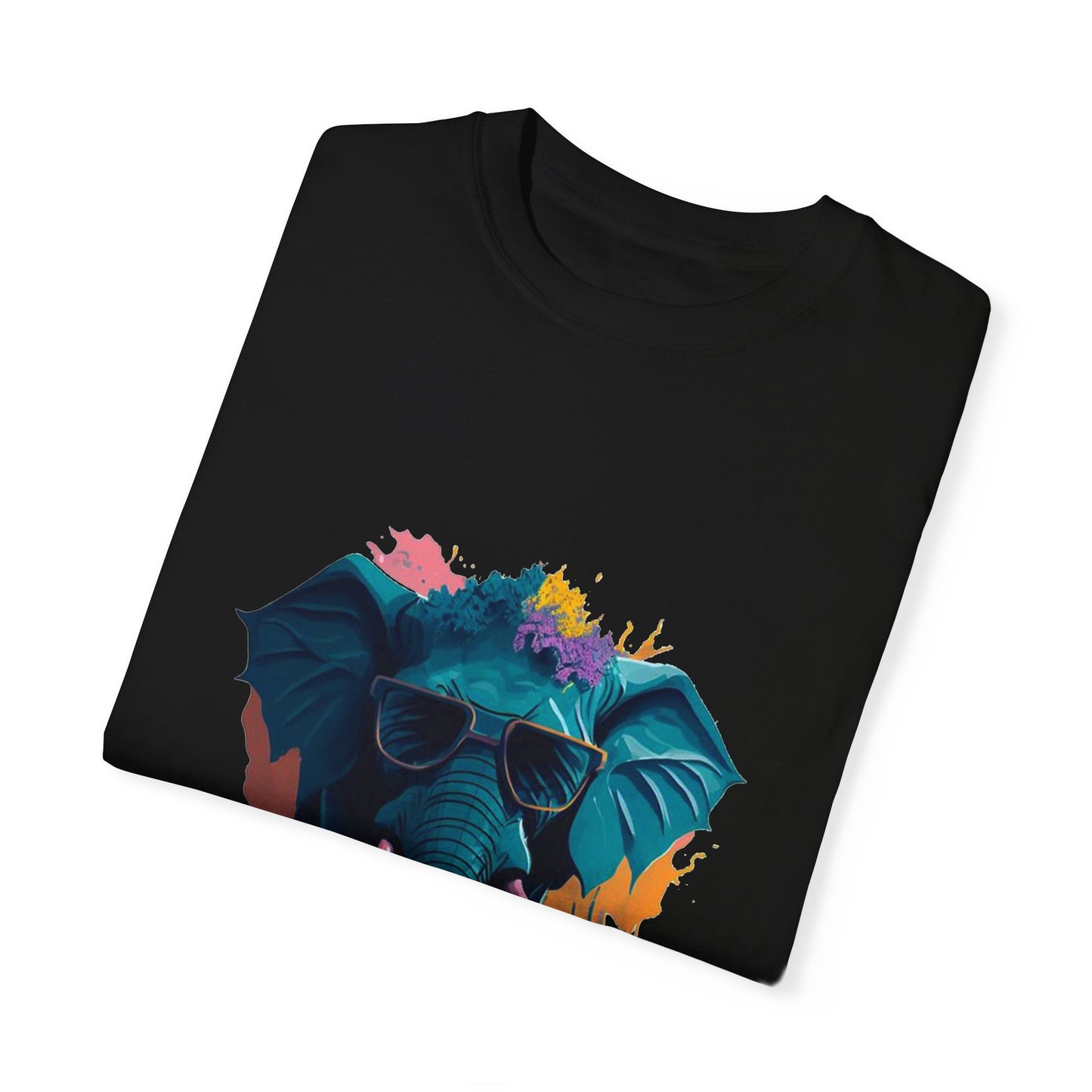 ai generated elephant mockup Unisex Garment-Dyed T-shirt