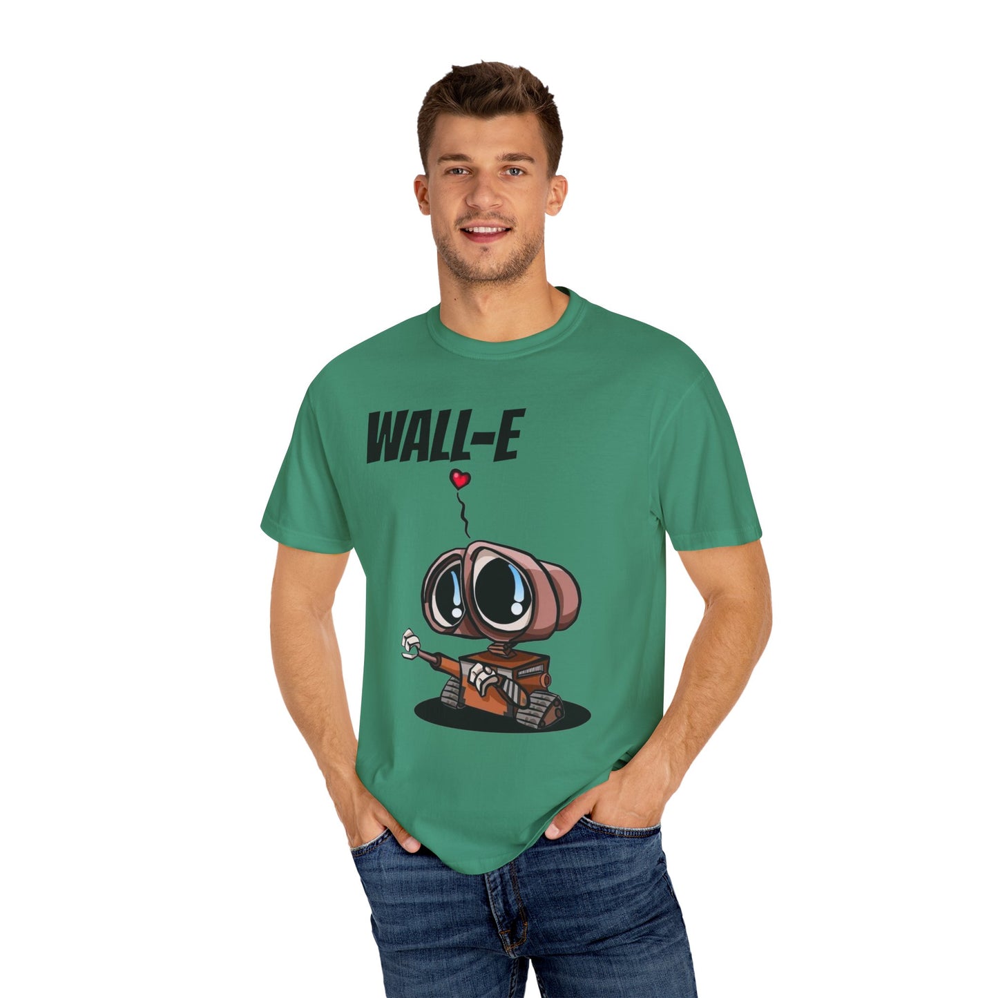 cute wall-e robot | Unisex Garment-Dyed T-shirt