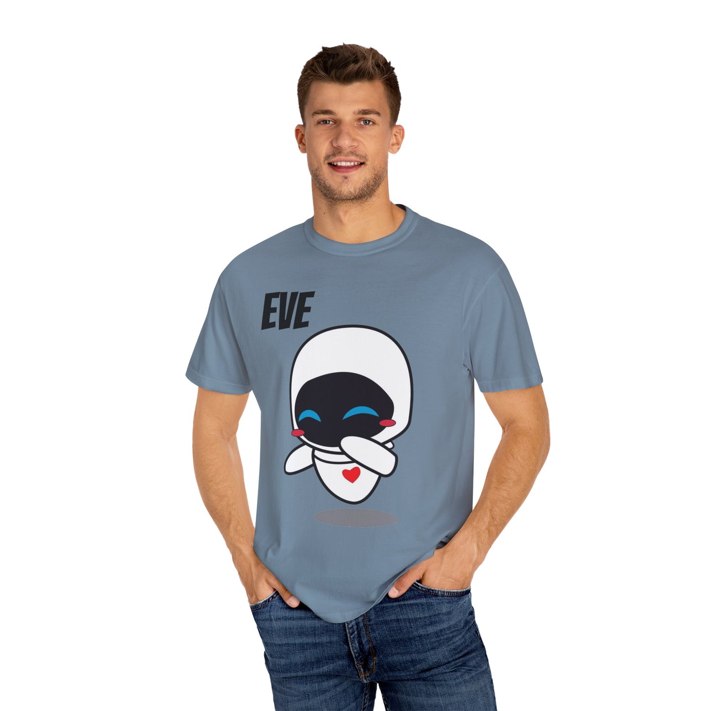 cute eve robot | Unisex Garment-Dyed T-shirt