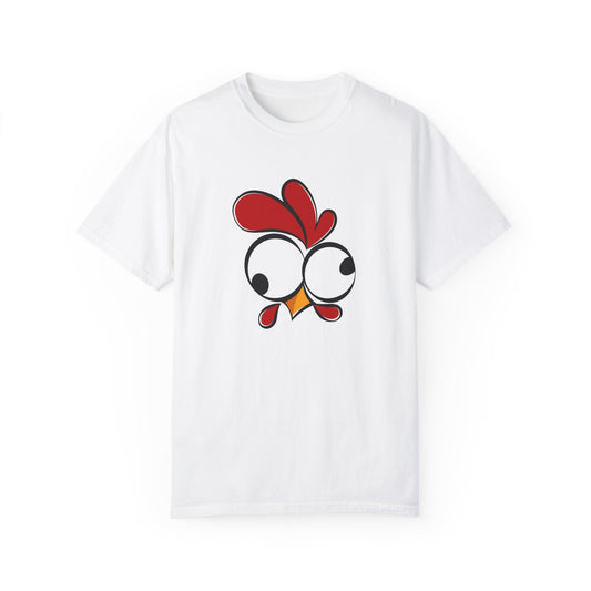 odd eyes funny chicken Unisex Garment-Dyed T-shirt