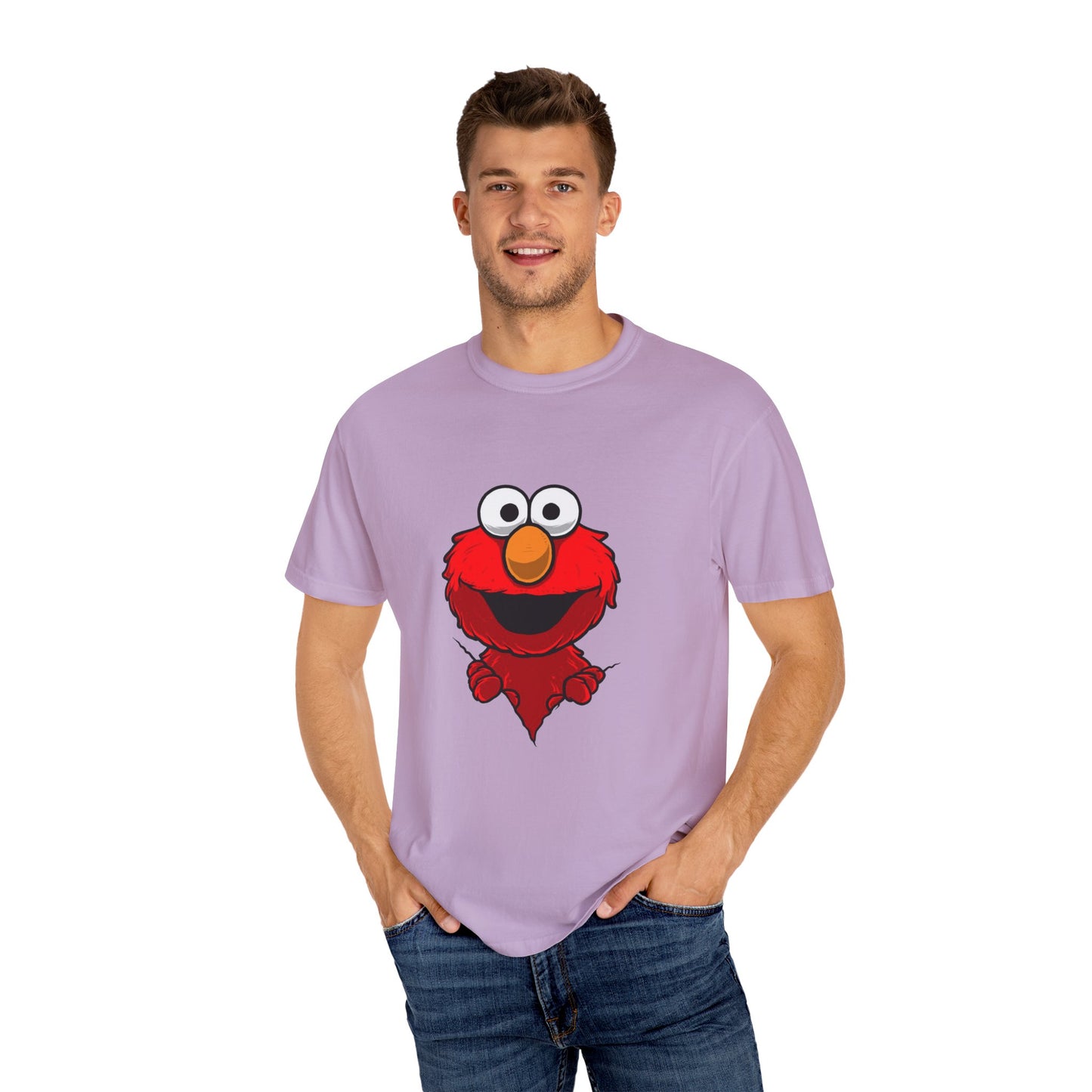 cute little monster tear | Unisex Garment-Dyed T-shirt