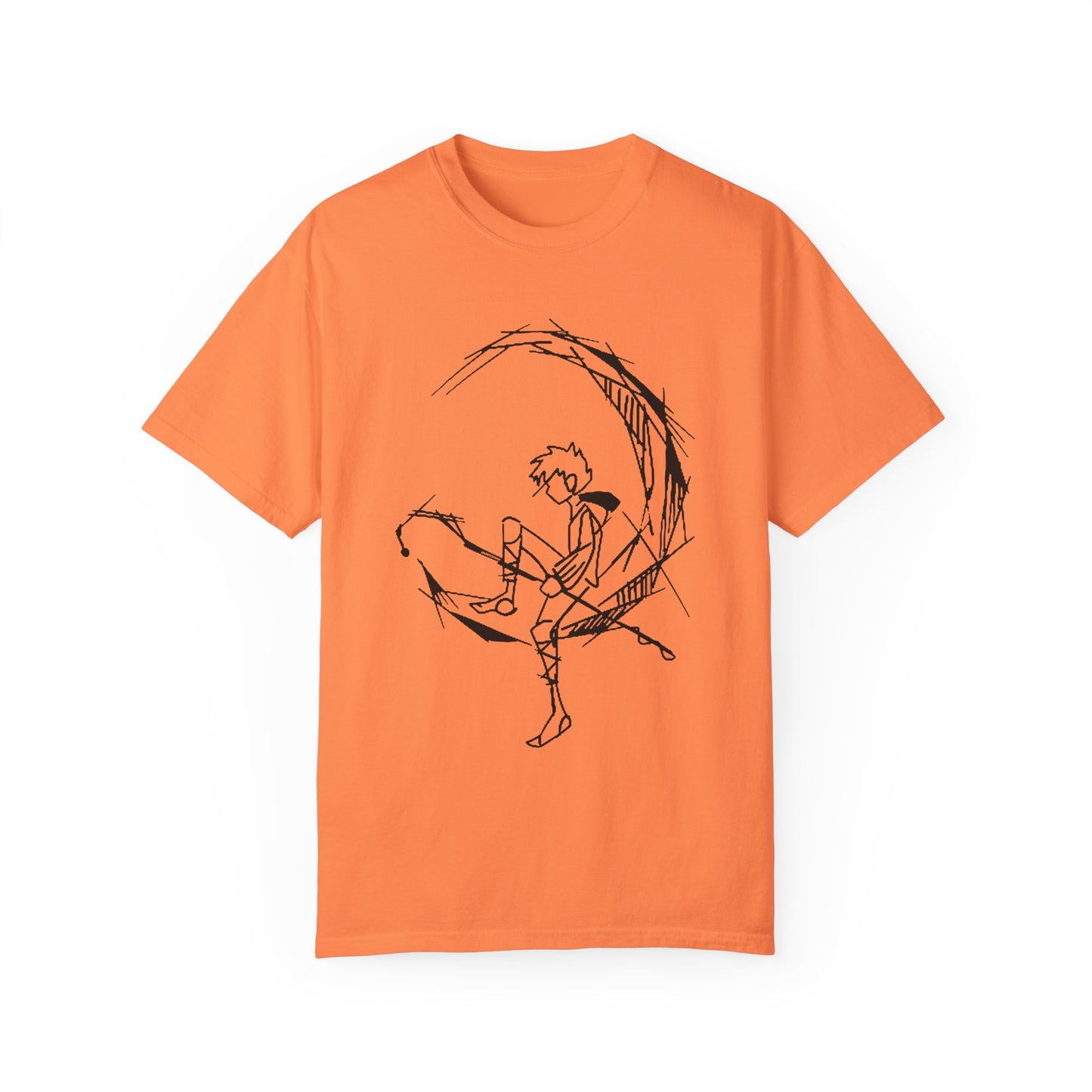 alone with moon Unisex Garment-Dyed T-shirt