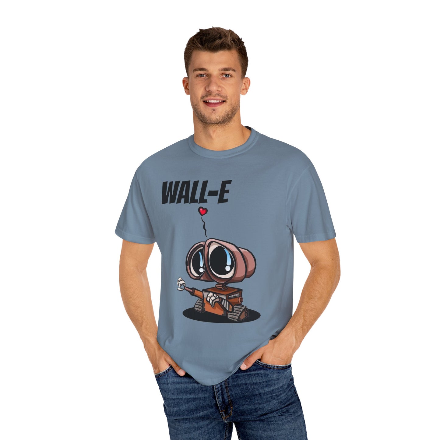 cute wall-e robot | Unisex Garment-Dyed T-shirt