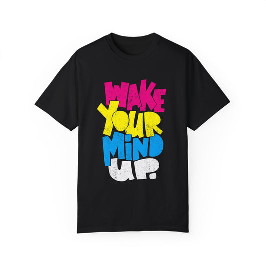 motivational quote mockup design Unisex Garment-Dyed T-shirt