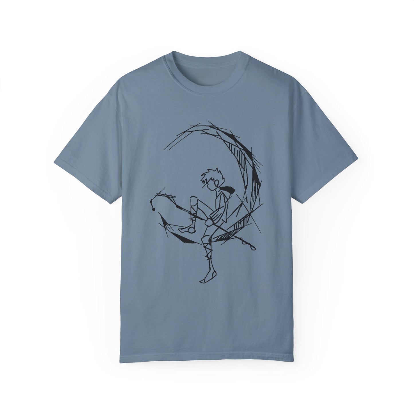 alone with moon Unisex Garment-Dyed T-shirt